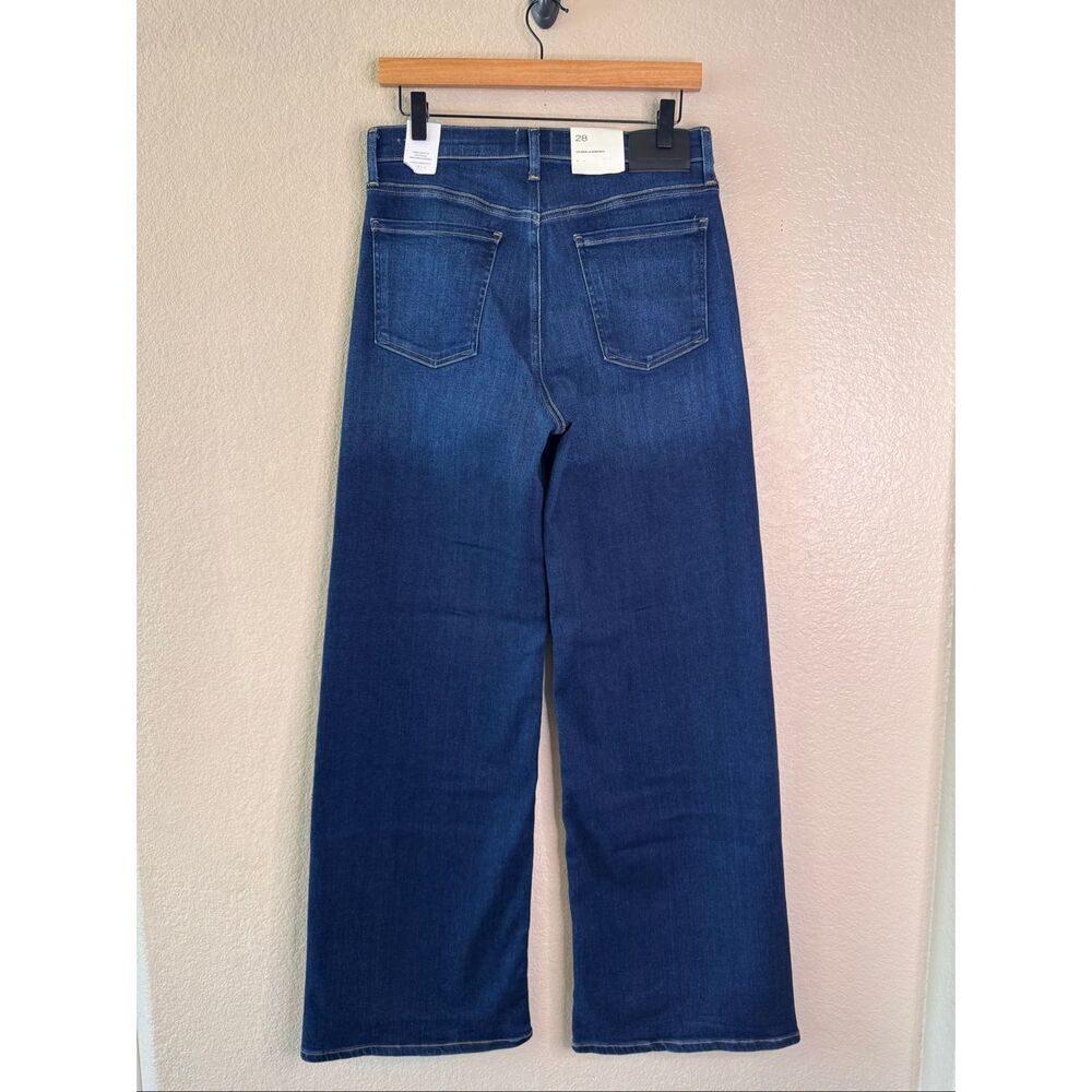 NEW Citizens of Humanity Lyra Long Wide Jeans Womens 28 Masha Blue Denim Stretch - Picture 6 of 16